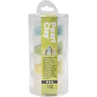 Creativ Company Modellier-Set Pearl Clay 3 x 25 g - Packungsgrösse: 75 g - Set: Ja - Anwender: Kinder - Hobbyanwender - Detailfarbe: Hellgrün - Gelb - Blau - Modelliermasse Art: Modellier-Set - Trocknung: Lufttrocknend