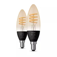 Philips Hue LED Kerze E14 White Ambiance 4,9W 2er Set