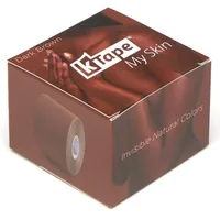 K-Tape My Skin dark brown 5 cm x 5 m - Produktkategorie: Medizinprodukt - Packungsgrösse: 1 Stück - Farbe: Dunkelbraun - Sportart: Alle Sportarten - Anwendungsbereich: Alle Körperbereiche