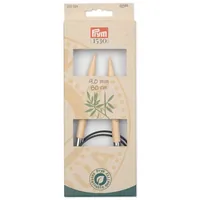 Prym 1530 Rundstricknadel BAMBUS 9.00 mm, 80 cm - Material: Bambus - Produkttyp: Rundsticknadel