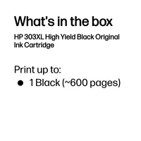 HP Tintenpatrone 303XL schwarz T6N04AE Envy Photo 6230 600 Seiten