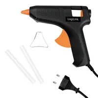 Logilink Heißklebepistole, 20W, schwarzorange