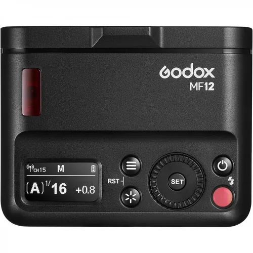 Godox MF12 camera flash Macro flash Black