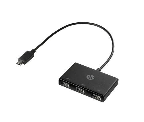 HP USB-C to USB-A Hub USB 3.2 Gen 1 (3.1 Gen 1) Type-C Nero
