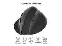 Equip Ergonomische Maus DM 2.4GHzBT 6Button Rechts schwarz