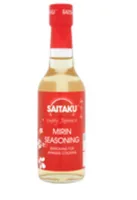 Saitaku Mirin Seasoning 150 ml - Produkttyp: Würze - Nährwertangabe pro: 100 g - Energiegehalt (in kj): 988 KJ - Energiegehalt (in kcal): 236 Kcal - Fett: 0 g - Gesättigte Fettsäuren: 0 g