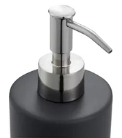 diaqua® Seifenspender Zylo 300 ml, Schwarz - Wandmontage: Nein - USB-Schnittstelle: Nein - Sensor-Technik: Nein - Fassungsvermögen: 300 ml - Detailfarbe: Schwarz