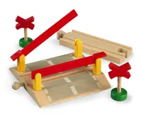 BRIO Eisenbahn Bahnübergang - Kategorie: Schienen & Weichen - Altersempfehlung ab: 3 Jahren - Material: Holz - Nachhaltigkeit: FSC®