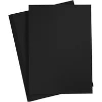 Creativ Company Fotokarton A4, 10 Blatt, Schwarz - Papierformat: A4 - Selbstklebend: Nein - Papierfarbe: Schwarz - Papiertyp: Fotokarton - Mediengewicht: 220 g/m² - Verpackungseinheit: 10 Stück