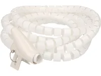 Max Hauri Spiroschlauch 3 m x 20 mm Weiss - Detailfarbe: Weiss - Breite: 20 mm - Länge: 3 m - Ausstattung Kabelmanagement: Keine - Produkttyp: Spiroschlauch - Verpackungseinheit: 1 Stück