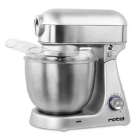 Rotel Küchenmaschine U445CH1 Grau - Funktionen: Schlagen - Rühren - Mixen - Kneten - Detailfarbe: Grau - Gerätetyp: Küchenmaschine - Leistungsaufnahme Betrieb: 1000 W - Timerfunktion: Nein - Display vorhanden: Nein
