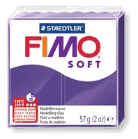 Fimo Modelliermasse Soft Pflaume - Packungsgrösse: 57 g - Trocknung: Ofenhärtend - Modelliermasse Art: Modelliermasse - Set: Nein - Anwender: Erwachsene - Hobbyanwender - Detailfarbe: Dunkelviolett