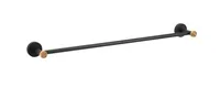 spirella Handtuchhalter Iana Schwarz Stahl/Bambus 65.2 cm - Befestigung: Wand - Farbe: Schwarz - Material: Bambus - Stahl