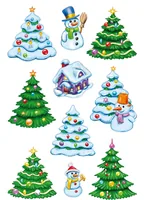 Herma Stickers Weihnachtssticker Winterwald 3 Blatt à 30 Sticker - Verpackungseinheit: 1 Stück - Material: Papier - Detailfarbe: Mehrfarbig - Produkttyp: Weihnachtssticker