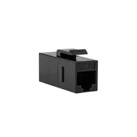 Logilink Keystone Kupplung 2X RJ45 UTP , Cat.5e, schwarz