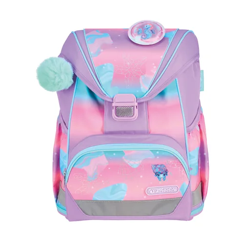 Herlitz Schulthek-Set UltraLight Plus Ocean 16 l - Altersempfehlung ab: 6 Jahren - Wasserabweisend: Ja - Detailfarbe: Pink - Blau - Gewicht: 750 g - Volumen: 16 l - Motiv: Meerestiere