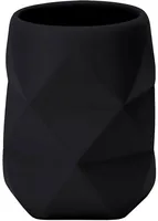 Kleine Wolke Crackle Polyresin Round Single Freestanding bathroom tumbler