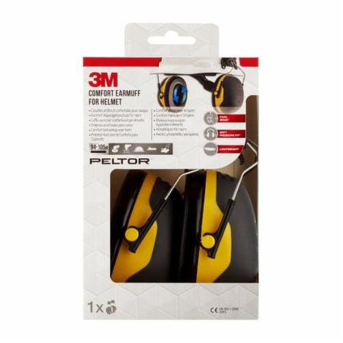 3M Gehörschutz Peltor für Helm X2P3E, Schwarz / Gelb - Zielgruppe: Unisex - Typ: Kapsel - Detailfarbe: Gelb - Schwarz - Grössensystem: EU - Grössentyp: Normalgrösse - Grösse: Standard