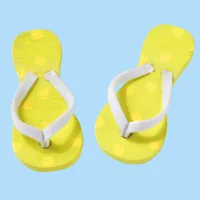 HobbyFun Mini-Utensilien Flip-Flops 3 cm - Detailfarbe: Gelb - Material: Polyresin - Verpackungseinheit: 1 Stück - Motiv: Accessoire - Anlass: Basteln