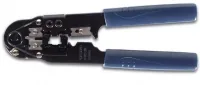 Velleman Crimpzange RJ45 - Montageart: Crimpzange RJ45 (Litze) - Für Stecker: RJ45 (8 Pol) 8P2C - 8P4C - 8P6C - 8P8C