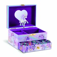 Craze Musikspieldose Einhorn - Material: Kunststoff - Detailfarbe: Violett