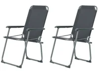 KOOR Campingstuhl Comodo Grigio, 2 Stück - Tiefe: 54 cm - Zielgruppe: Erwachsene - Breite: 60 cm - Breite (Packmass): 65 cm - Tiefe (Packmass): 54 cm - Höhe (Packmass): 9 cm