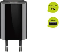 USB-Ladegerät 1 A (5W) schwarz (schwarz)