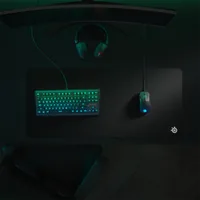 Steel Series Gaming-Mausmatte QcK XXL Schwarz - Tiefe: 400 mm - Breite: 900 mm - Detailfarbe: Schwarz - Form: Eckig - Höhe: 4 mm - Handgelenkauflage: Nein