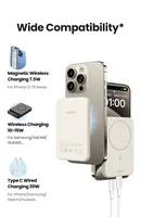 Ugreen 25208 power bank 10000 mAh Wireless charging Beige