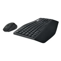 Logitech 920-008221 Tastatur Maus enthalten Universal RF Wireless + Bluetooth QWERTZ Deutsch Schwarz