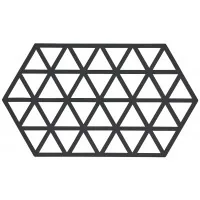 Zone Denmark Topfuntersetzer Triangles Schwarz - Anwendungsbereich: Pfanne  - Topf  - Material: Silikon - Detailfarbe: Schwarz - Set: Nein - Zusammenklappbar: Nein - Verpackungseinheit: 1 Stück