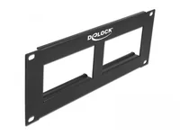 Delock Patchpanel Easy 45 2 x 90.5 x 45.2 mm, 2 HE 10 Rack - Montage: 10 Rack - Anzahl Ports: 2 - Patchpaneltyp: Kassetten - Patchpanel Cat: Leerpanel