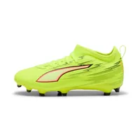 PUMA Shoes Ultra 6 Match FG/AG Jr Gelb, 38 - Detailfarbe: Gelb - Zielgruppe: Kinder - Sohlen: Kunstrasen (AG) - Nocken (FG) - Schuhgrösse (EU): 38