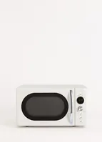 Create Mikrowelle Retro Wollweiss - Mikrowellenleistung: 700 W - Fassungsvermögen: 20 l - Grillfunktion: Ja - Backofenfunktion: Keine Angaben - Steamfunktion: Keine Angaben - Breite: 45.5 cm