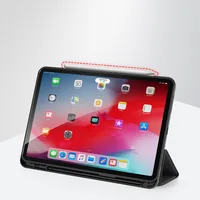 Nevox Tablet Book Cover Vario Series iPad Air 2024 13 - Kompatible Hersteller: Apple - Bildschirmdiagonale: 13  - Detailfarbe: Schwarz - Tablet Kompatibilität: iPad Air 13 (M2/2024) - Material: Thermoplastisches Polyurethan (TPU) - Polyurethan (PU) - Eige