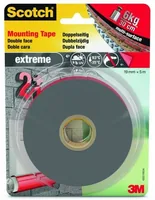 3M Extreme Aussenmontageband 19 mm x 5 m, Schwarz - Breite: 19 mm - Länge: 5 m - Verpackungseinheit: 1 Stück - Detailfarbe: Schwarz - Klebehaftung: Beidseitig - Art: Montageband