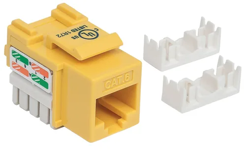 INTELLINET Keystone Jack Cat6 Punch-down UTP gelb
