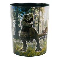 Goldbuch Papierkorb T-Rex 10 l, Schwarz; Pink; Blau - Fassungsvermögen: 10 l - Höhe: 30 cm - Anzahl Behälter: 1 - Material: Kunststoff - Detailfarbe: Grün - Blau - Form: Rund