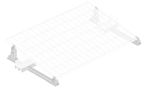 EcoFlow Halterung für Flachdach Solaranlage - Zubehörtyp: Montagematerial