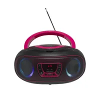 Denver TCL-212BT PINK Black, Pink Portable CD player