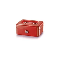 RIEFFEL SWITZERLAND Geldkassette Valorit A19086 7x15,3x12cm rot
