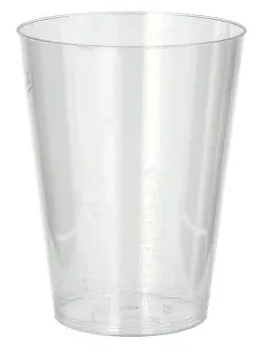 Papstar Einwegbecher Trinkbecher transparent PS 2 dl 10 Stück - Produkttyp: Einwegbecher - Materialtyp: Kunststoff - Material: Polystyrol (PS) - Detailfarbe: Transparent