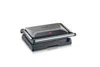 Severin Kontaktgrill KG 2394 800 W - Produkttyp: Kontaktgrill - Höhenverstellbar: Nein - Detailfarbe: Grau - Schwarz - Leistung: 800 W - Temperatur einstellbar: Nein - Anzahl unterschiedliche Grillplatten: 1