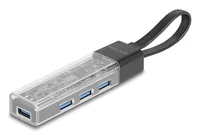 Delock USB-Hub USB-C/A - 4x USB-A 3.0 - Stromversorgung: USB-C - Anzahl Ports: 4 - Detailfarbe: Schwarz - USB Standard: 3.0/3.1/3.2 Gen 1 (5 Gbps) - USB Anschluss 2 (Endgerät): USB-A - USB Anschluss 1 (Quelle): USB-A - USB-C