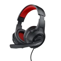 Trust Headset 24785 Schwarz - Audiokanäle: Stereo - Surround-Sound: Nein - Detailfarbe: Schwarz - Plattform: PlayStation 4 - Nintendo Switch - Xbox Series X - PC - Xbox One - Kopfhörer Trageform: Over-Ear - Mikrofon Eigenschaften: Wegklappbar - Stummschal