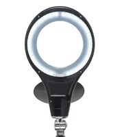 MAUL LED Lupenleuchte Makro mit Standfuß schwarz