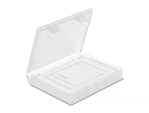 Delock Schutzgehäuse für 2.5? HDD / SSD Transparent - Zubehörtyp: Aufbewahrung
