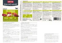 ANIMONDA GranCarno Adult Beef, rabbit and herbs - wet dog food - 800g