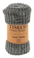 Tiseco Decke Ribble Mikroflanell 160 x 130 cm, Grau - Nachhaltigkeit: Nicht angegeben - Produkttyp: Decken - Detailfarbe: Grau - Breite: 160 cm - Höhe: 130 cm - Detailmaterial: Polyester (PES)