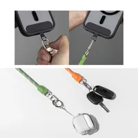 SmallRig FilMov sangle Téléphone portable Cuir véritable, Nylon, Acier inoxydable Orange
